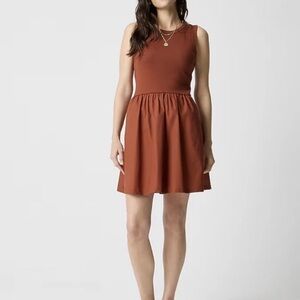 J. Crew Dress Elegant Rust Sleeveless Dress